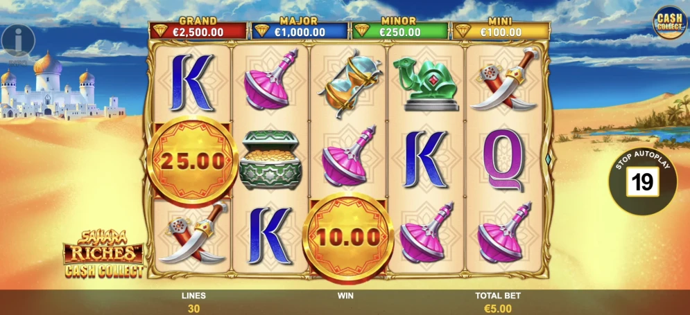 Sahara Riches Cash Collect