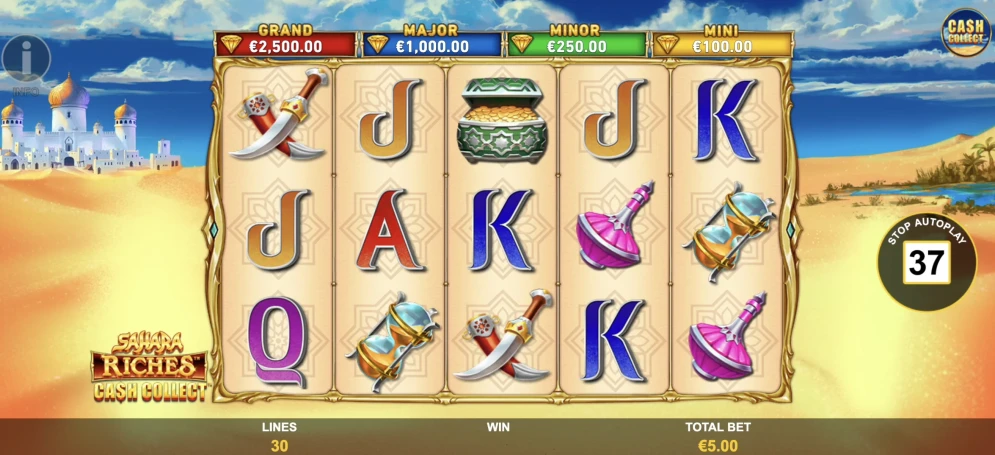 Sahara Riches Cash Collect